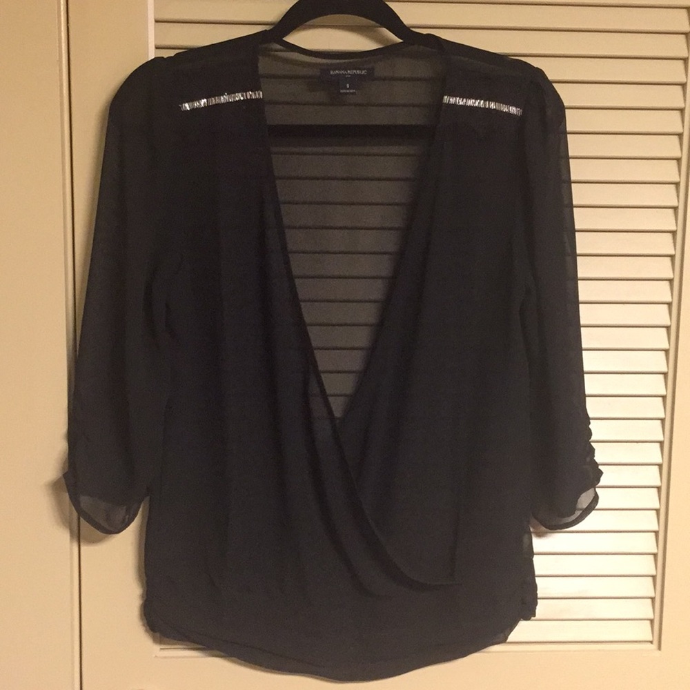 Banana Republic Sheer Blouse